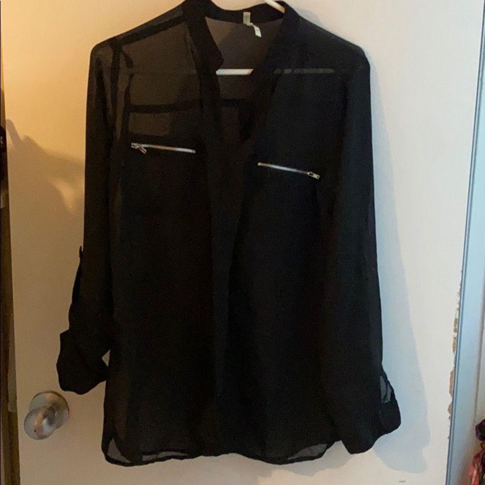 Sheer shirt